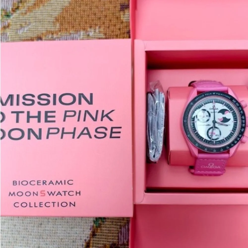 Swatch x Omega Mission To The Pink Moon Phase